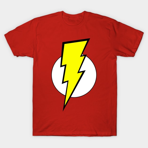 Pop Culture geek stuff Halloween costume lightning bolt colorful design T-Shirt by LittleBean